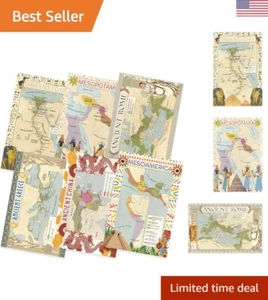 Educational Ancient Civilizations Poster Set - Set of 6 - 12x18 Inches - Durable - Picture 1 of 10