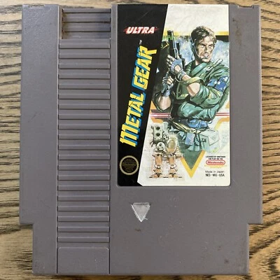 Metal Gear (Nintendo NES, 1987) • Cartridge Only • Tested • Marked • Authentic - Image 1 of 4