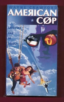 American Cop VHS 1995 Wayne Crawford William Katt Ashley Laurence APix Screener - Image 1 of 4