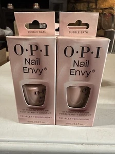 OPI (2 Pk) Nail Envy Strength + Color Bubble Bath NT222 15ml / 0.5 oz New In Box - Picture 1 of 3
