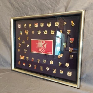 Vtg 1984 Olympic Pin Set Limited Edition Sponsor Set Corporate Issue Los Angeles - Picture 1 of 12