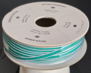 Stampin' Up! Emerald Envy Taffeta ribbon, 1/8" 10 yards, brand new unopened - Picture 1 of 3