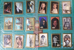 Vintage Sandylion Stars Wars episode 1 collector stickers set of 18 - Picture 1 of 4