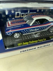 M2 Machines O'Reilly Exclusive 1971 Dodge Challenger Funny Car Freedom Machine - Picture 1 of 17