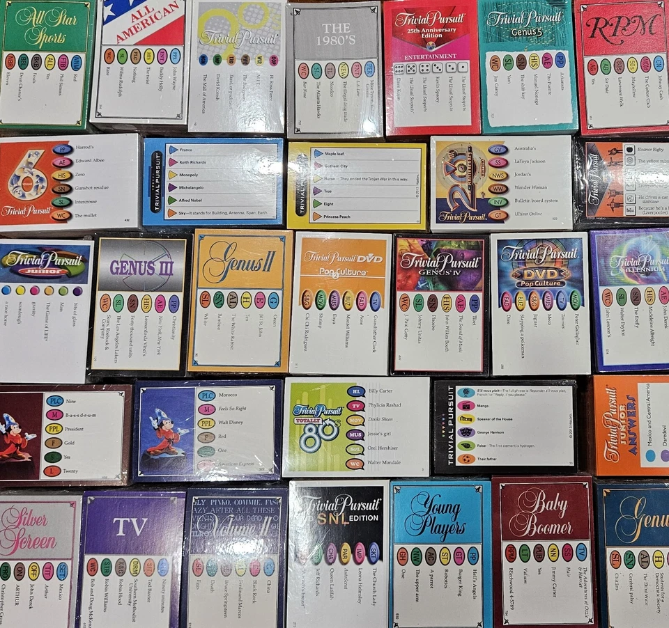 100 Trivial Pursuit Cards - You pick the edition! Genus and more! - Image 1 of 1