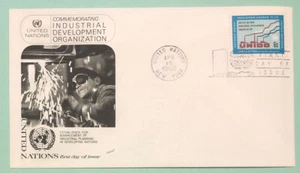 Sc UN 185 United Nations 6c 1968 Industrial Development Org FDC Fleetwood Cover - Picture 1 of 2