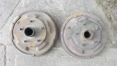 1946 1947 1948 Ford FRONT BRAKE DRUMS HUBS Original pair 1940 1941 1942 Mercury - Image 1 of 4