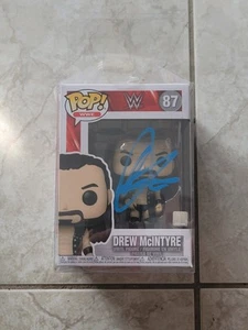 Signed Drew McIntyre FUNKO POP Jsa Cert Includes Protective Sleeve - Picture 1 of 1