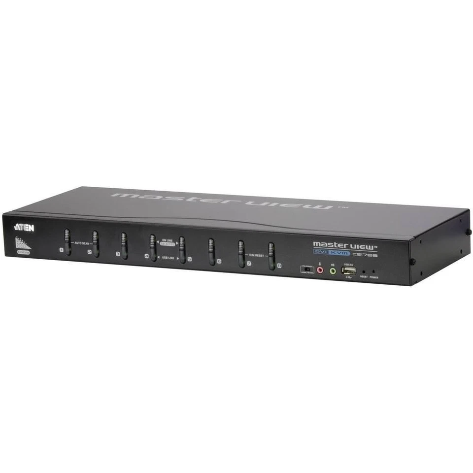 ATEN CS1768 KVM Switch DVI USB Audio 8 Ports