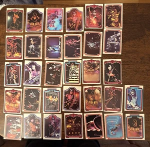 1980 Donruss Kiss Australian Series 3 32 Card Lot Eric Carr High Grade NM+ Ave. - Picture 1 of 12