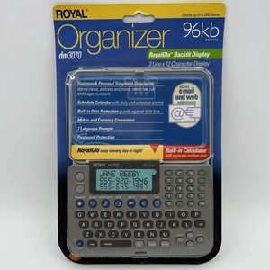Ancien organisateur de poche électronique Royal DM3070 rétro fun avec 7 langues NEUF - Photo 1 sur 6