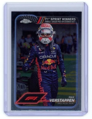 2024 Topps Chrome Formula 1 Max Verstappen Oracle Red Bull Racing #149 Refractor - Image 1 of 2