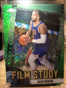 2024-25 Topps Chrome Jalen Brunson Film Study #FS-14 New York Knicks Green Logo - Bild 1 von 1