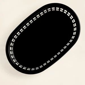 Fast Food Baskets, Plastic Serving Tray For Deli Chicken Burgers Sandwiches - Bild 1 von 12