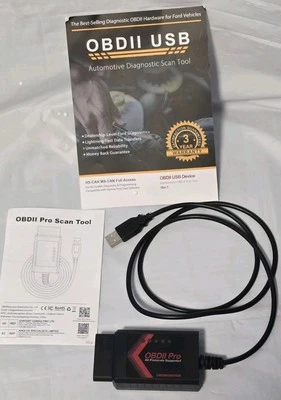 Cable adaptador convertidor OBD2 de 16 pines para escáner de diagnóstico Ford Mazda EE. UU. Foto 1 de 2