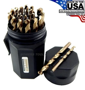 Juego de brocas Norseman 29 piezas COBALT M42 1/16-1/2 longitudes de trabajo HECHO EN EE. UU. D-29P - Imagen 1 de 4
