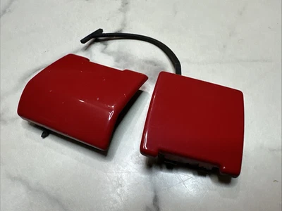 04-07 VOLVO S40 V50 gancho de remolque delantero y trasero cubierta de moldura 30655871 rojo #2 Foto 1 de 4