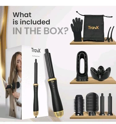 Travx Hair Dryer, Straightener,Curlers, Anti-tangle, Blow-dry,Pre-styling - Image 1 of 4