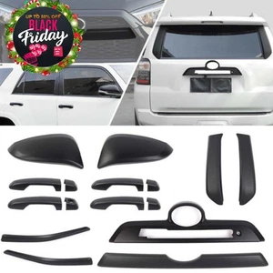 Juego completo de adornos de espejos retrovisores para puerta decoración exterior negro mate 16x para 4Runner 14+ - Imagen 1 de 23