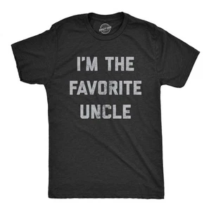 Mens I'm The Favorite Uncle T Shirt Funny Family Niece Nephew Tee - Picture 1 of 7