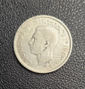1947 KANADISCHES 25 CENT QUARTER (SILBER) - Bild 1 von 2