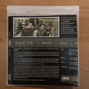HeCTA - The Diet - PROMO CD in a SLEEVE PACKAGE (SEE DESCRIPTION) - Bild 1 von 4