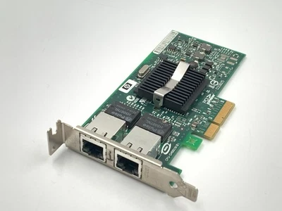 HP NC360T HSTNS-BN16 412651-001 Dual Port PCI-E Gigabit Karte Low Profile - Bild 1 von 3