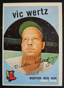 1959 Topps #500 Vic Wertz Boston Red Sox - EX+ - Picture 1 of 2