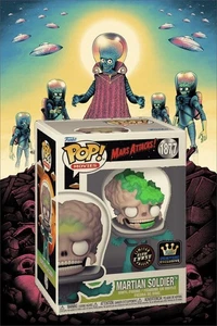 Funko Pop! Mars Attacks Martian Soldier, Specialty Series Exclusive Chase - Bild 1 von 4