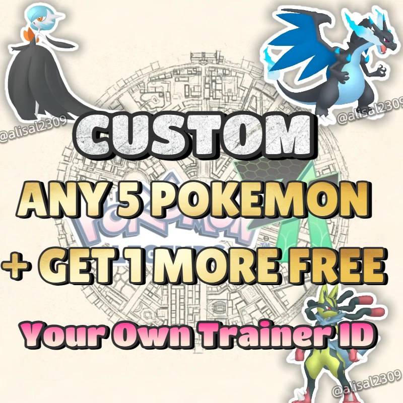 Pokemon Legends ZA Z-A ✨Shiny Alpha✨ Mega Evolution Custom Any 6IV ✨Trainer ID✨ - Imagem 1 de 1