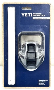 Yeti Rambler Bottle Straw Cap Fits all Rambler Bottles w/2 Straws - NEW & SEALED - Bild 1 von 11