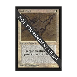 WOTC MtG International Ed. Black Ward (U) NM - Picture 1 of 1