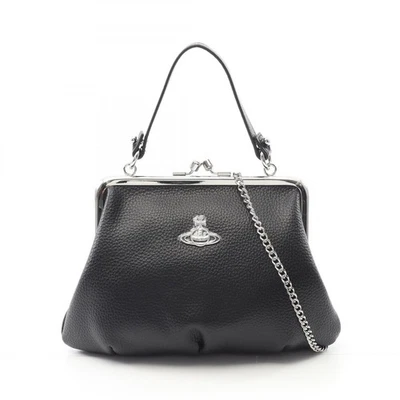 Vivienne Westwood Red Label GRANNY Shoulder HandBag N403 Polyurethane Black NEW - Image 1 of 4