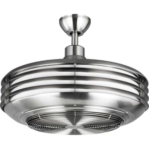 Progress Lighting Sanford 24 Sanford 22-7/8" 3 Blade Indoor / - Nickel - Picture 1 of 12