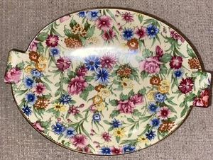Royal Winton Chintz Floral Servierplatte 5,25 20er - 1940er Jahre gestempelt # A274 - Bild 1 von 5