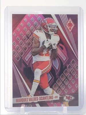 MARQUEZ VALDES-SCANTLING 2023 PHOENIX FOOTBALL PINK CHIEFS /175 Q4854 - Image 1 of 2