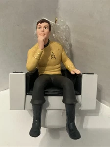 Vintage 1995 Hallmark Keepsake Ornament Star Trek Captain James T Kirk NEW - Picture 1 of 10