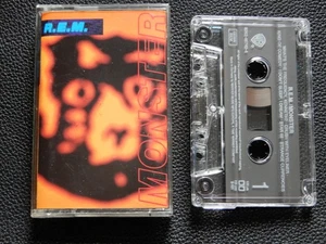 R.E.M - MONSTER - 1994 CASSETTE TAPE ALBUM (REM,CRUSH WITH EYELINER,TONGUE) - Picture 1 of 7