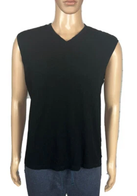 Vintage Burberry London Mens Casual Black V-Neck Sleeveless Shirt Size - L - Image 1 of 4