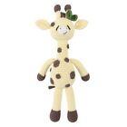 Knitted Stuffed Doll Cotton Soft Toy Giraffe Shape Decorated Cushion