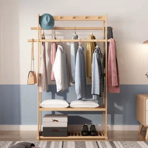 Dresser Wardrobe With Shelf and Hanger/Storage Cabinet/Solid Timber - Picture 1 of 4