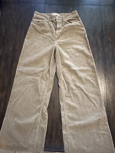 ZARA CORDUROY Damen 6 grüne Hosen - Bild 1 von 6