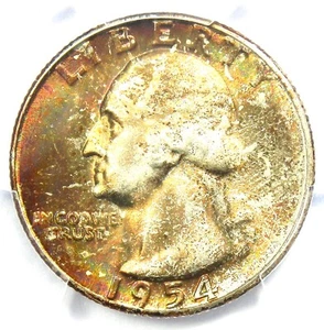 1954-S Washington Quarter 25C - Certified PCGS MS67+ Plus Grade - $950 Value! - Picture 1 of 5