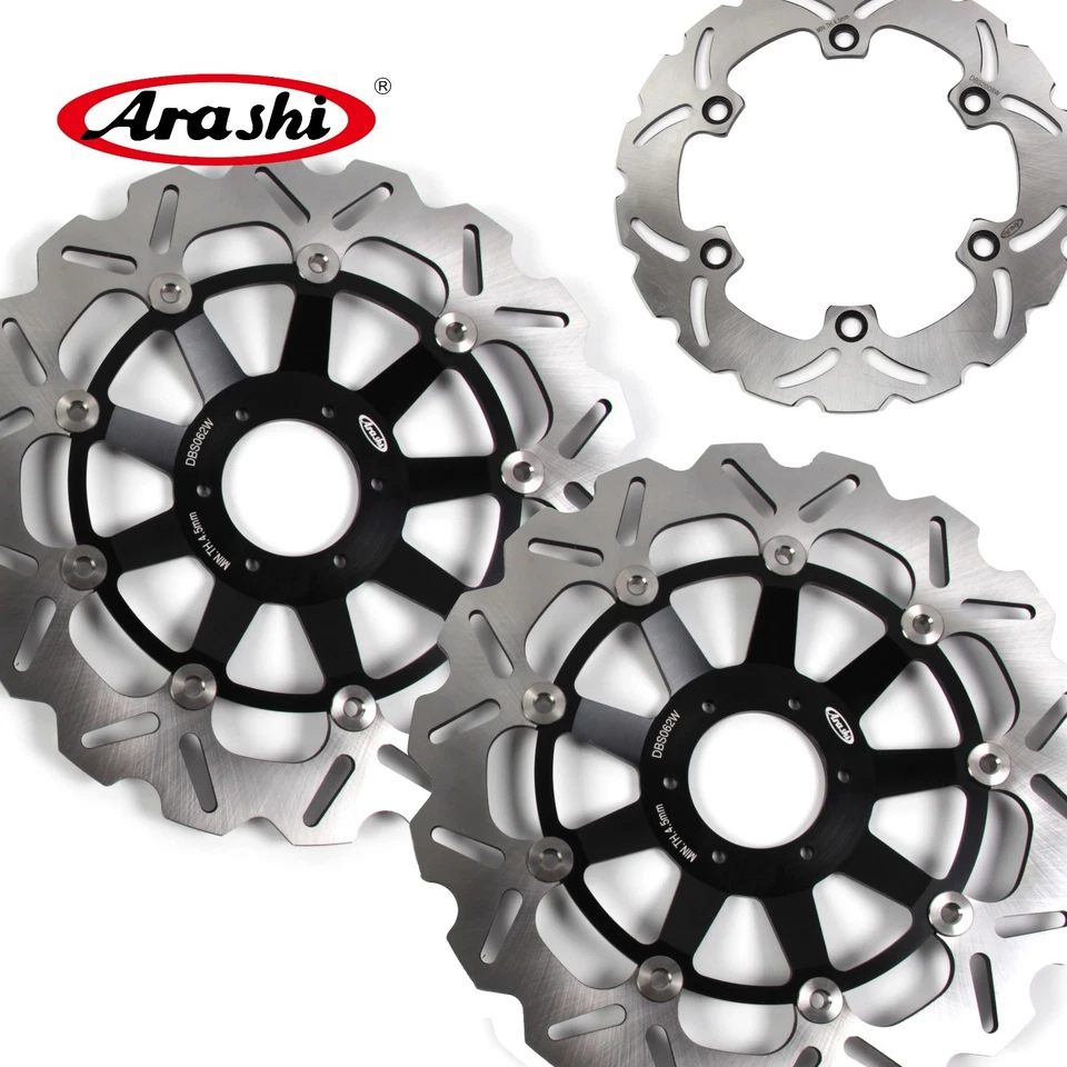 Rotores de disco de freno delanteros traseros para Honda CBR1100XX 1999-2007 X ELEVEN 1100 2000-03 Foto 1 de 4