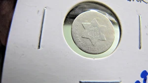 1851 3 Cent Silver - Picture 1 of 3
