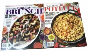 Cookbooks Recipes Brunch Holiday Potluck Magazines NEW 2022 Taste Of Home 2pc - Picture 1 of 3