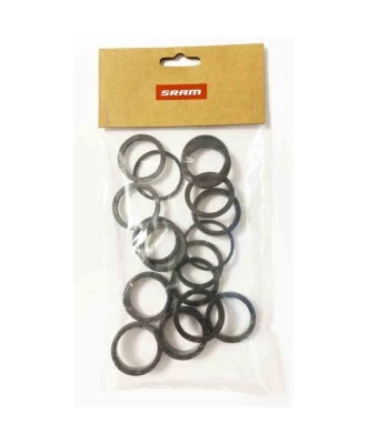 Sram DUB Bottom Bracket Spacer Kit MTB/Road 17pc - 2-10.5mm & BSA 68 AL Spacers - Image 1 of 2