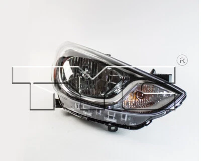 TYC 右乘客侧卤素车头灯适用于现代口音 2012 - 2014 年型号 — 第 1/2 张图片