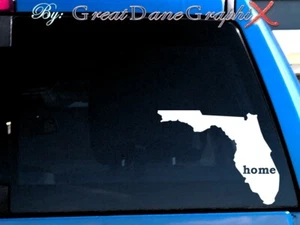 Florida Hogar, Corazón, Nativo, Raíces, Orgulloso, Estado - Calcomanía Adhesiva de Vinilo  - Imagen 1 de 9