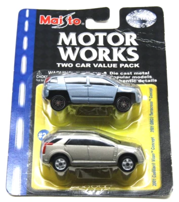 Motor Works 2001 GMC Terracross & 凯迪拉克 Vizon 两辆汽车超值包 2 压铸 — 第 1/4 张图片